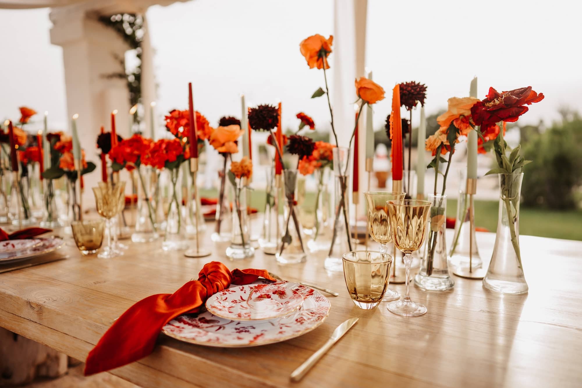 Ricevimento rustico ed elegante organizzato da un wedding planner in Puglia