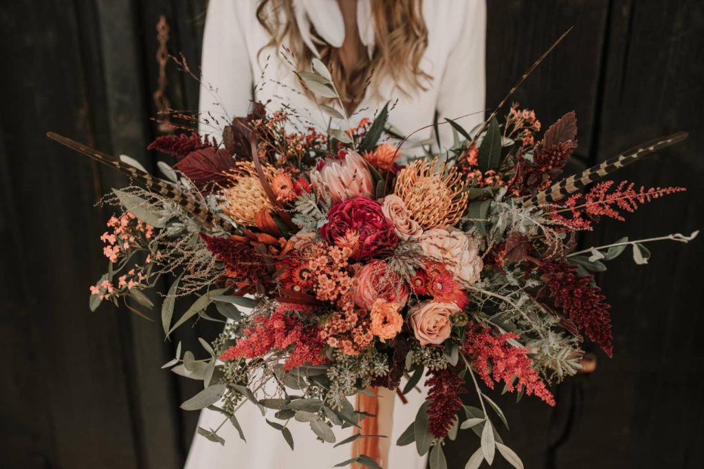 bouquet sposa autunno